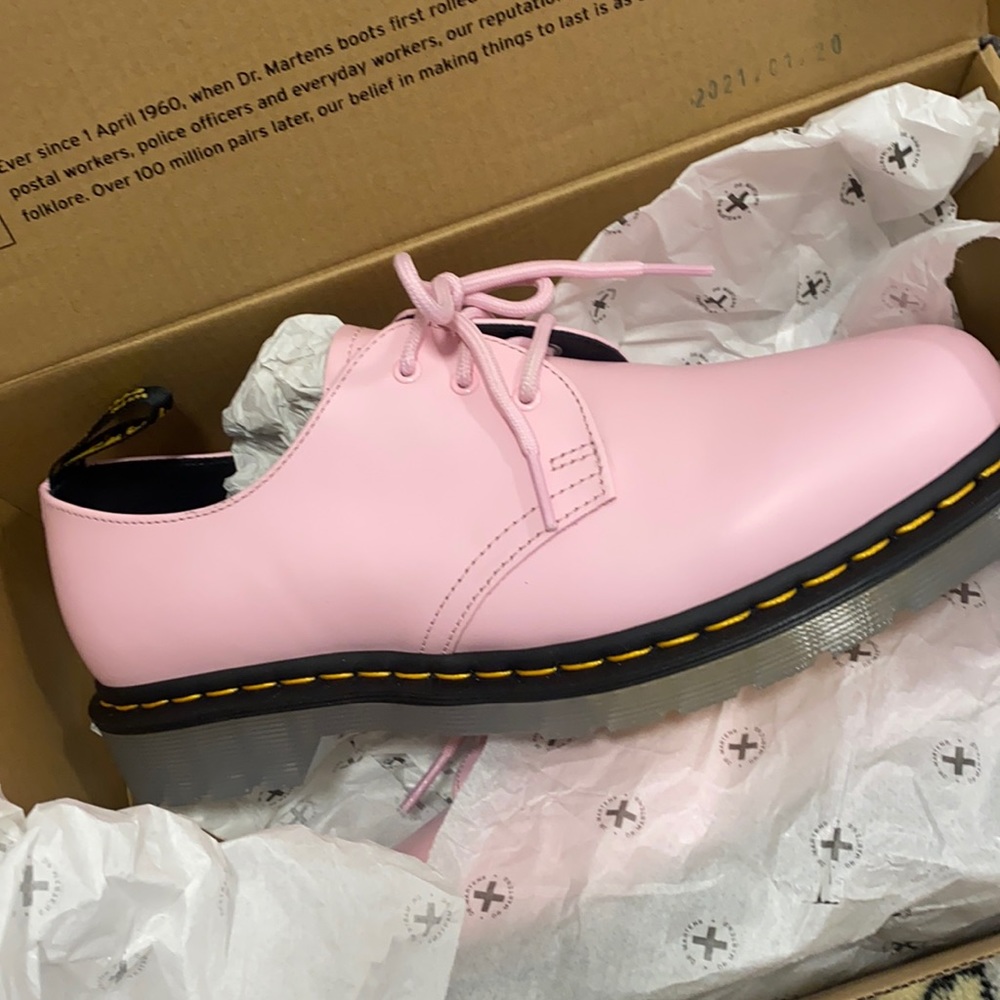 Brand new pink doc martens